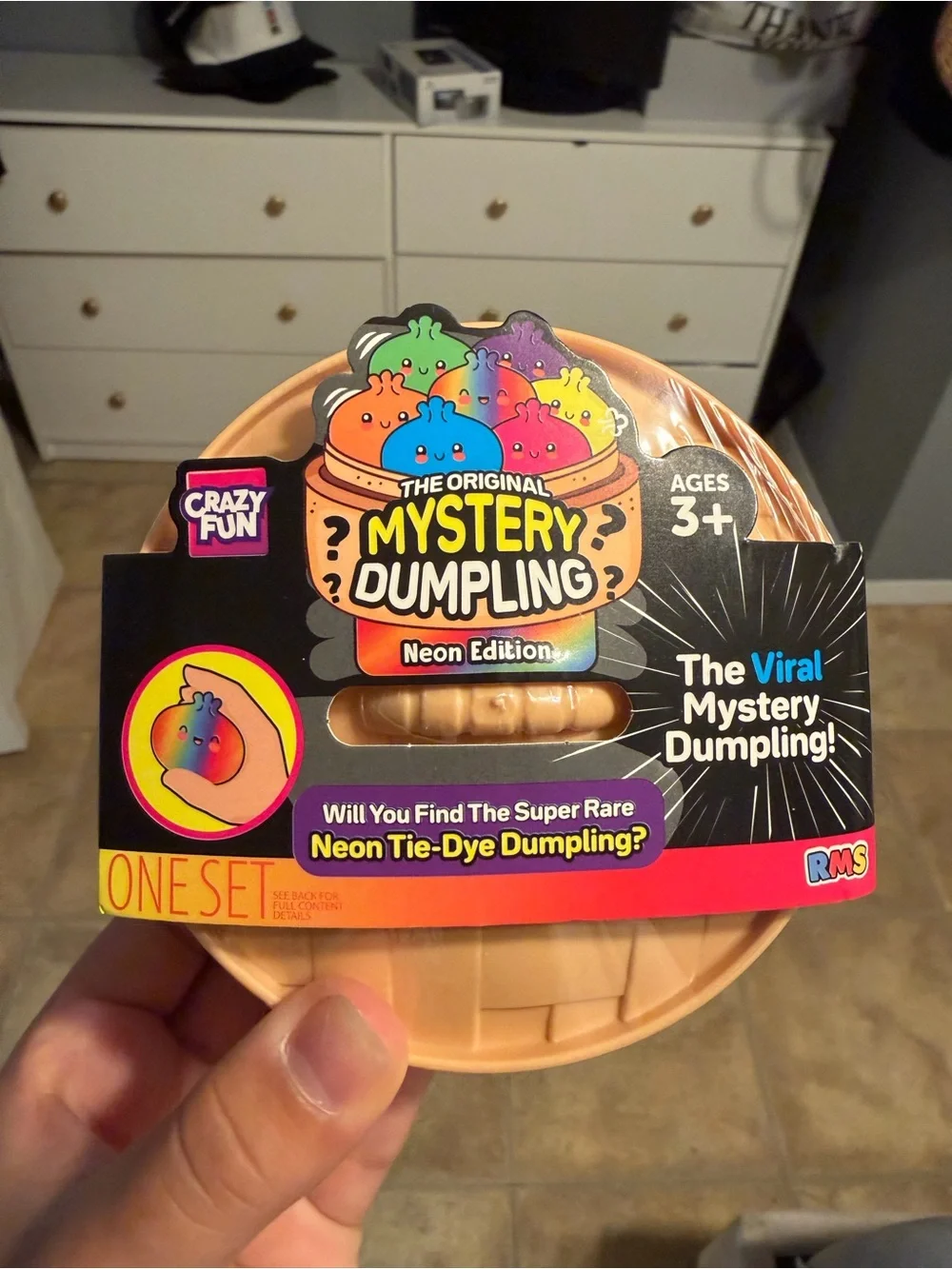 Neon Mystery Dumpling - Neon Tie-Dye Surprise RMS Sealed